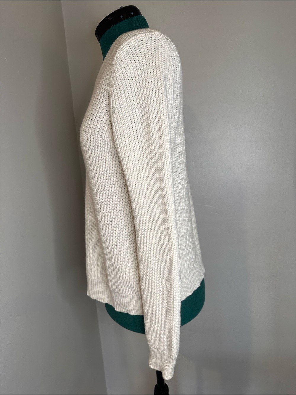 J. Crew Ivory Crewneck Sweater XS - Picture 4 of 7
